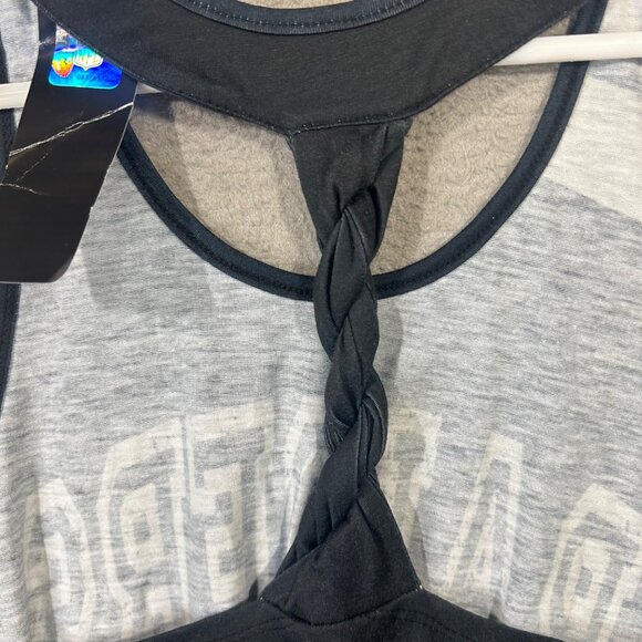 NFL Team Apparel Las Vegas Raiders Womens Size Large Tank Top Twisted Back NWT - Picture 5 of 11
